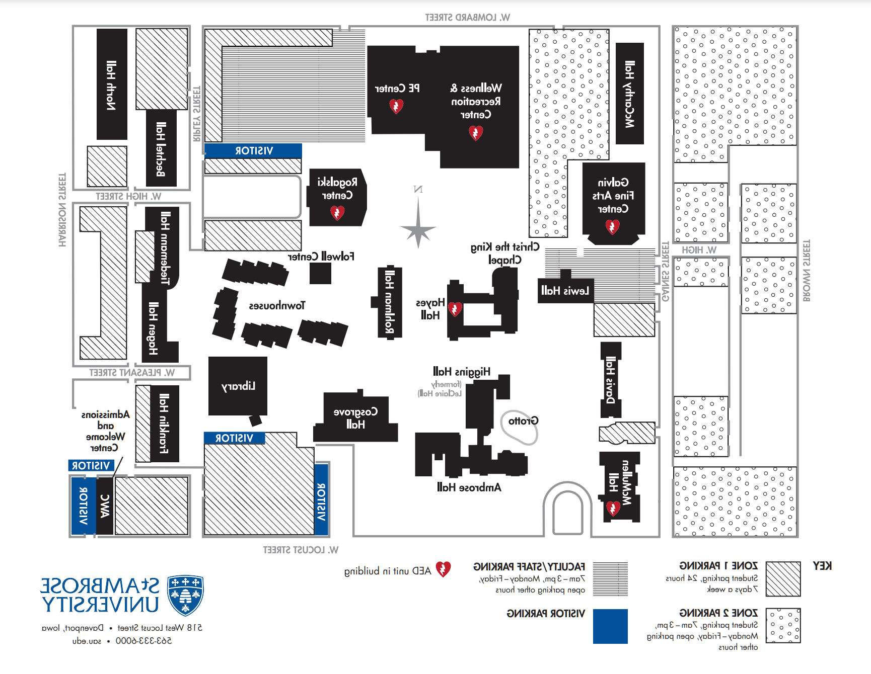 Campus Map and Parking PDF